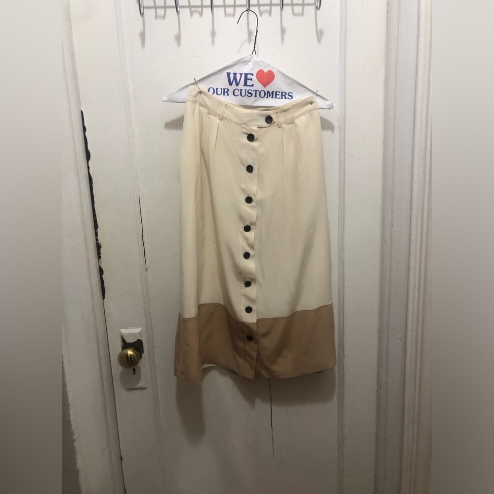 Broadway and Broom silk skirt